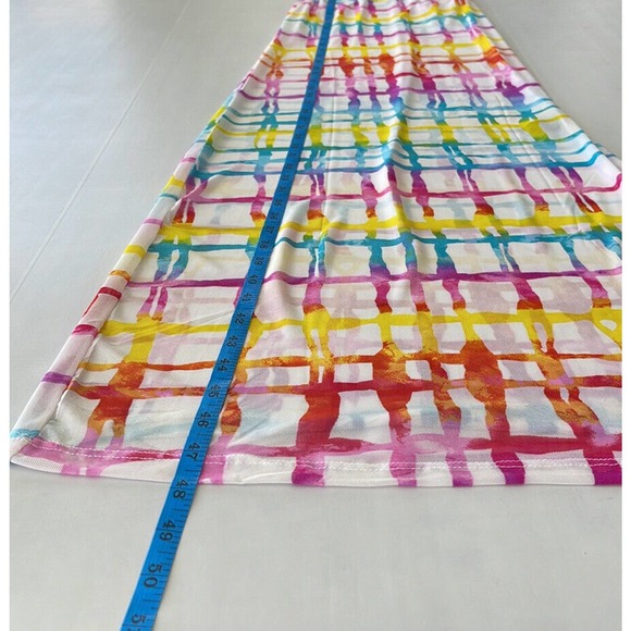 NEW Love Brand Women’s White Mesh Tank Swim Coverup Dress - Picture 7 of 10